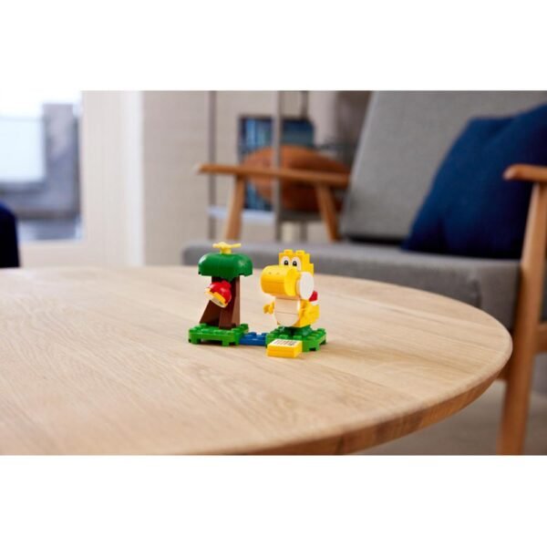 Lego Super Mario Arvore De Fruta Do Yoshi Amarelo 30509 - Imagem 3