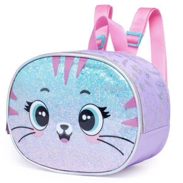 Kit Mochila de Rodinha Infantil Pack Me Cat + Lancheira - Image 5