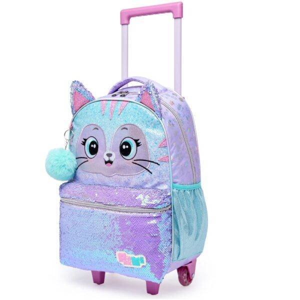 Kit Mochila de Rodinha Infantil Pack Me Cat + Lancheira - Image 2