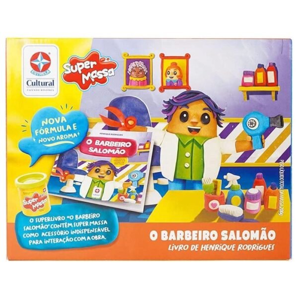 Massinha De Modelar Livro O Barbeiro Salomao Massa Estrela - Imagem 2