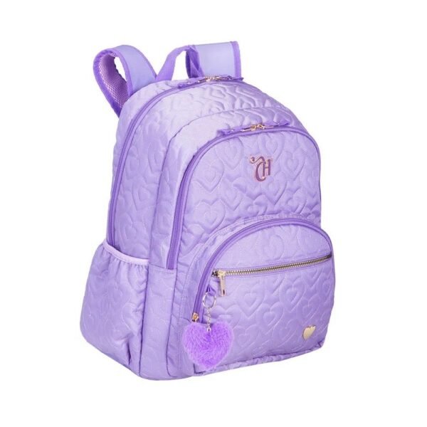 Mochila De Costas Grande Capricho Crush Lilas Sestini - Image 3