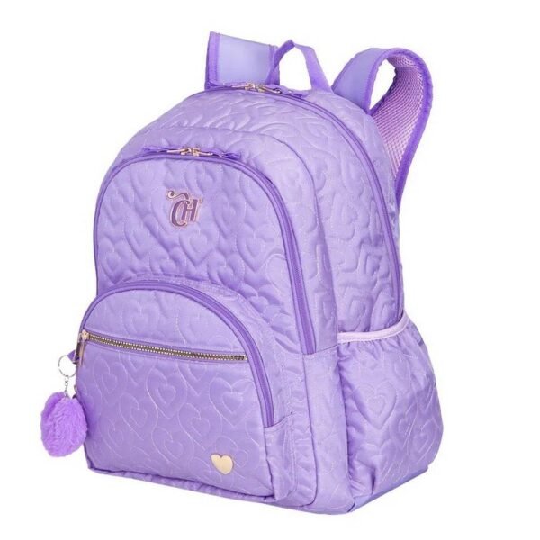 Mochila De Costas Grande Capricho Crush Lilas Sestini - Image 2