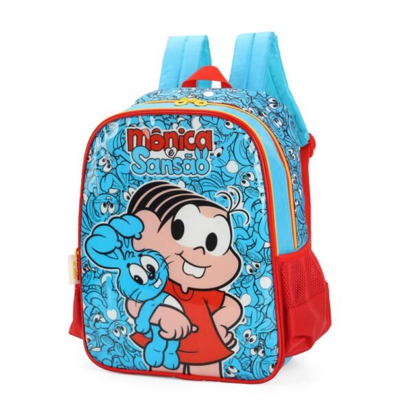 Mochila De Costas Infantil Monica E Sansao Luxcel - Imagem 2