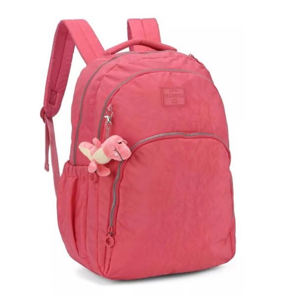 Mochila De Costas UP4YOU Divisao Para Notebook Rosa Luxcel - Image 2