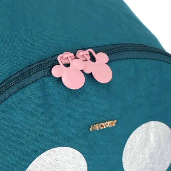 Mochila de Costas Media Mickey Mouse Disney Verde Luxcel - Imagem 4