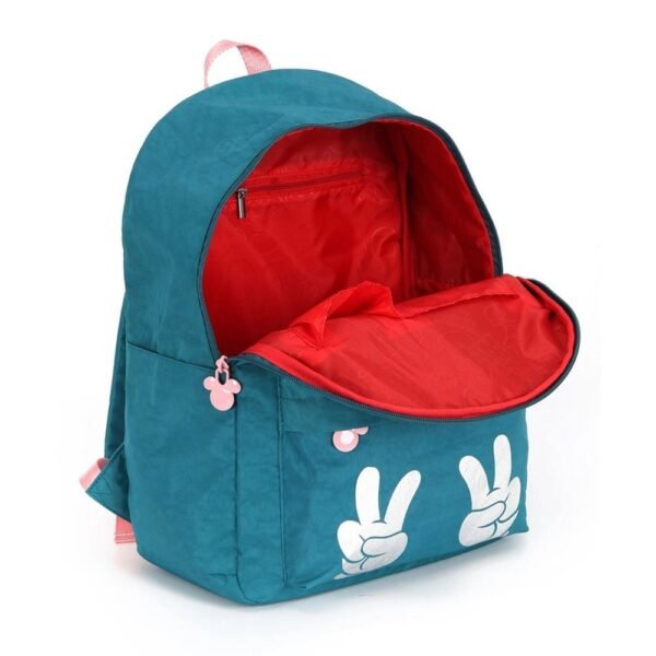 Mochila de Costas Media Mickey Mouse Disney Verde Luxcel - Imagem 3