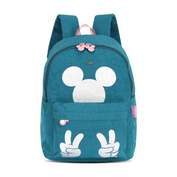 Mochila de Costas Media Mickey Mouse Disney Verde Luxcel
