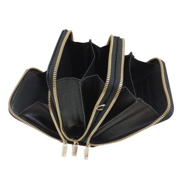 Bolsa Tote Shoulder Bag Transversal Feminina Yins Preta - Imagem 6