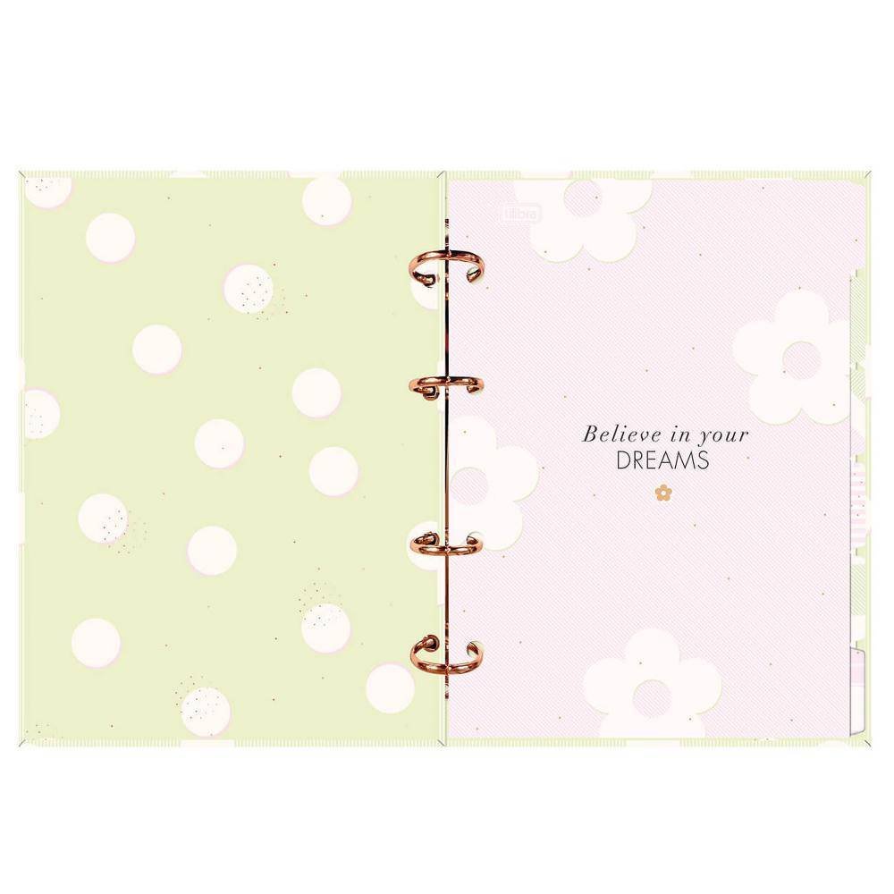 Caderno Argolado Colegial Tilibra Soho Happiness 160 Folhas - Imagem 3