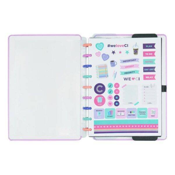 Caderno Inteligente Bubble Medio 80 Folhas CIMD3128 - Image 2