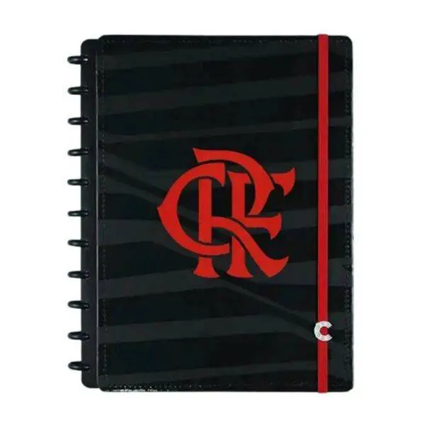 Caderno Inteligente Flamengo Mebgo Rubro Negro Grande