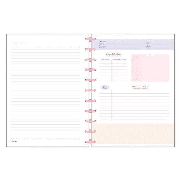 Caderno Universitario Tilidisco Foroni Blush 80 Folhas 1x1 - Image 4