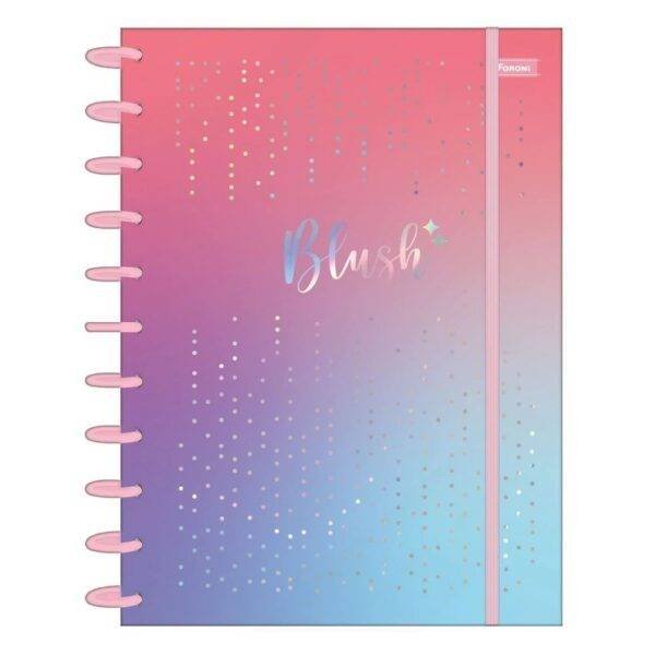 Caderno Universitario Tilidisco Foroni Blush 80 Folhas 1x1