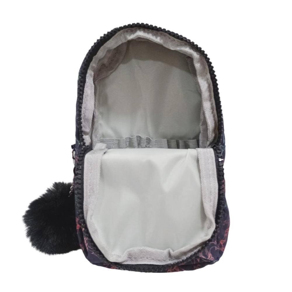 Estojo Escolar Daterra Mini Mochila Com Alca Ancora Preto - Imagem 4