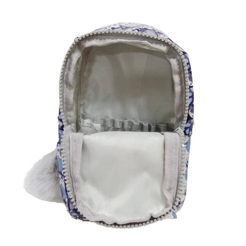 Estojo Escolar Daterra Mini Mochila Com Alca Carla Azul - Imagem 4