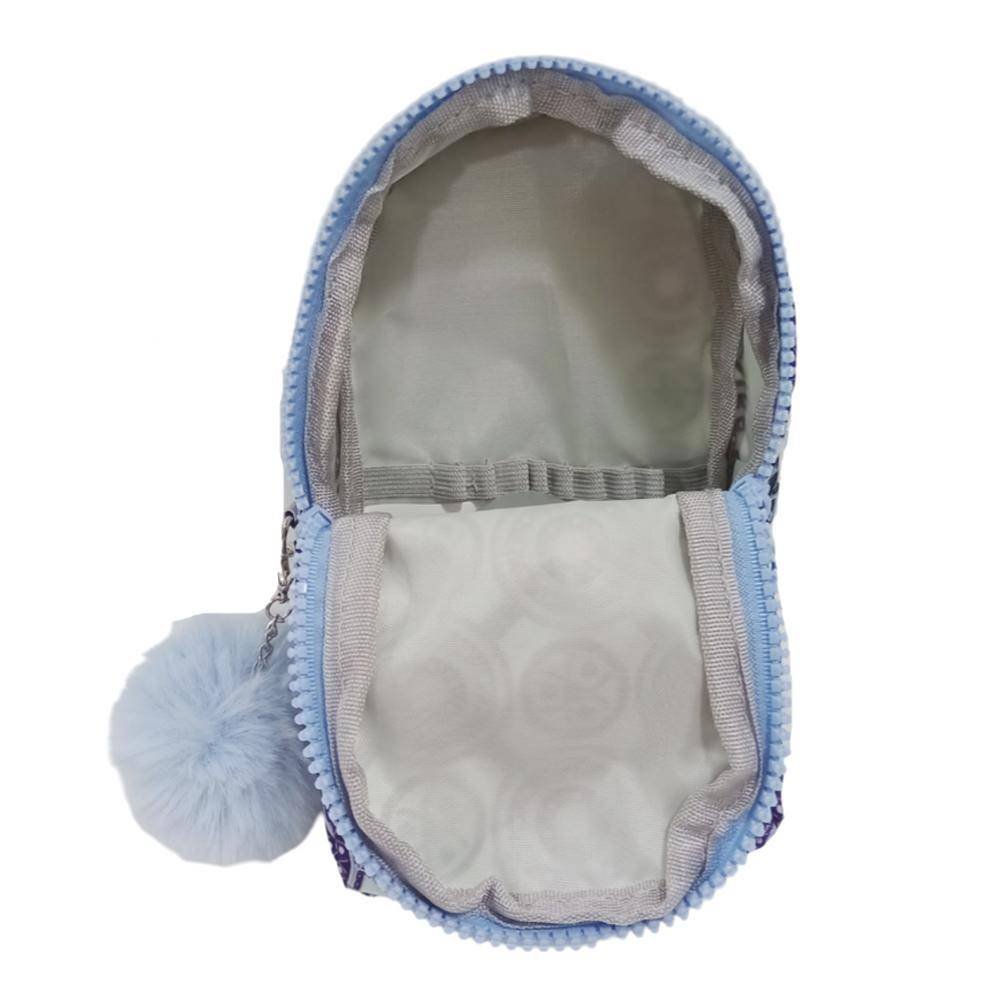 Estojo Escolar Daterra Mini Mochila Com Alca Ester Azul - Imagem 4