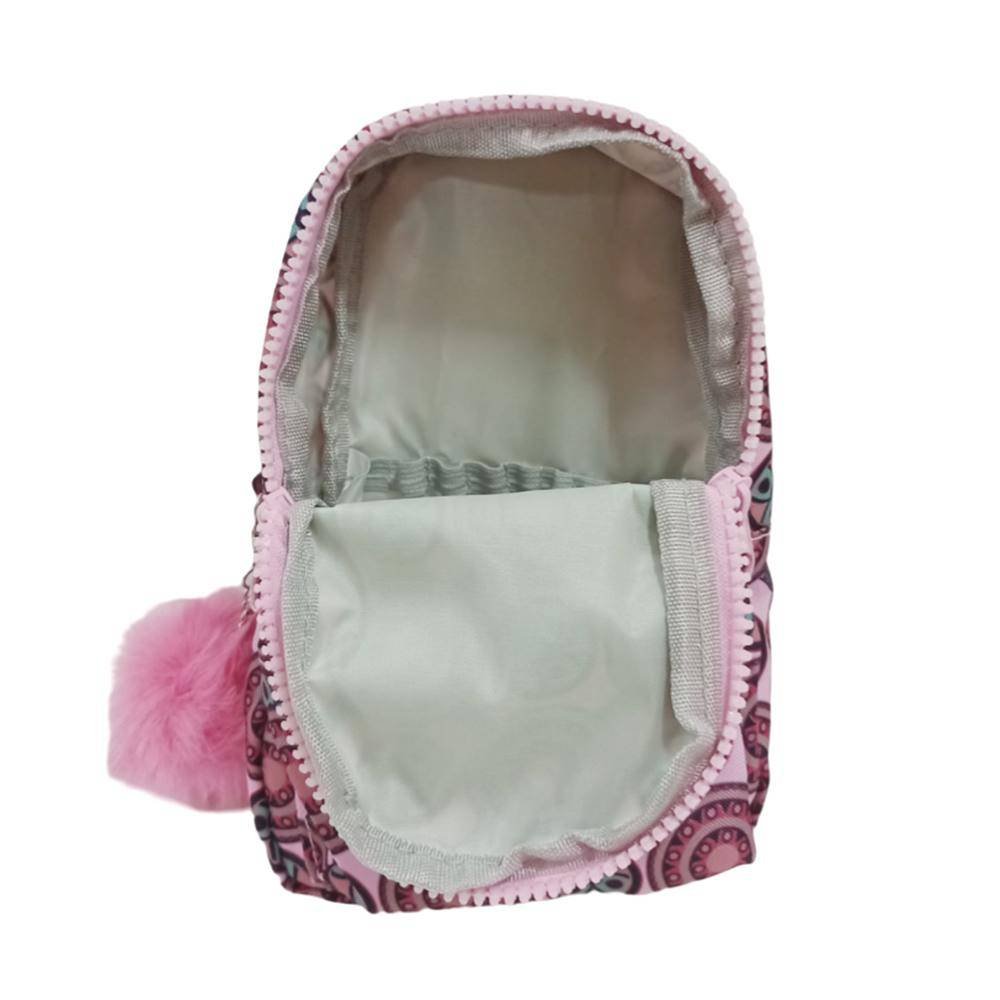 Estojo Escolar Daterra Mini Mochila Com Alca Ester Rosa - Imagem 4
