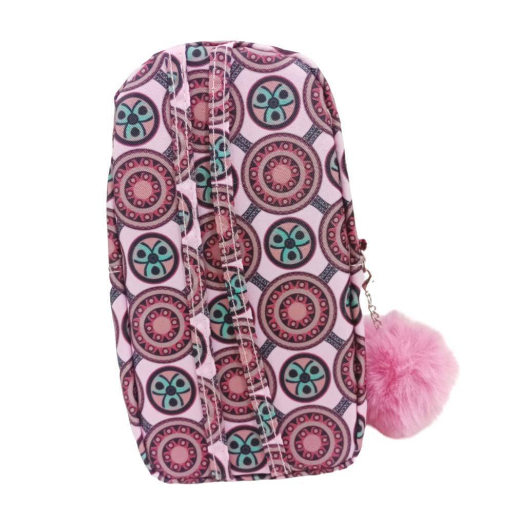 Estojo Escolar Daterra Mini Mochila Com Alca Ester Rosa - Imagem 2