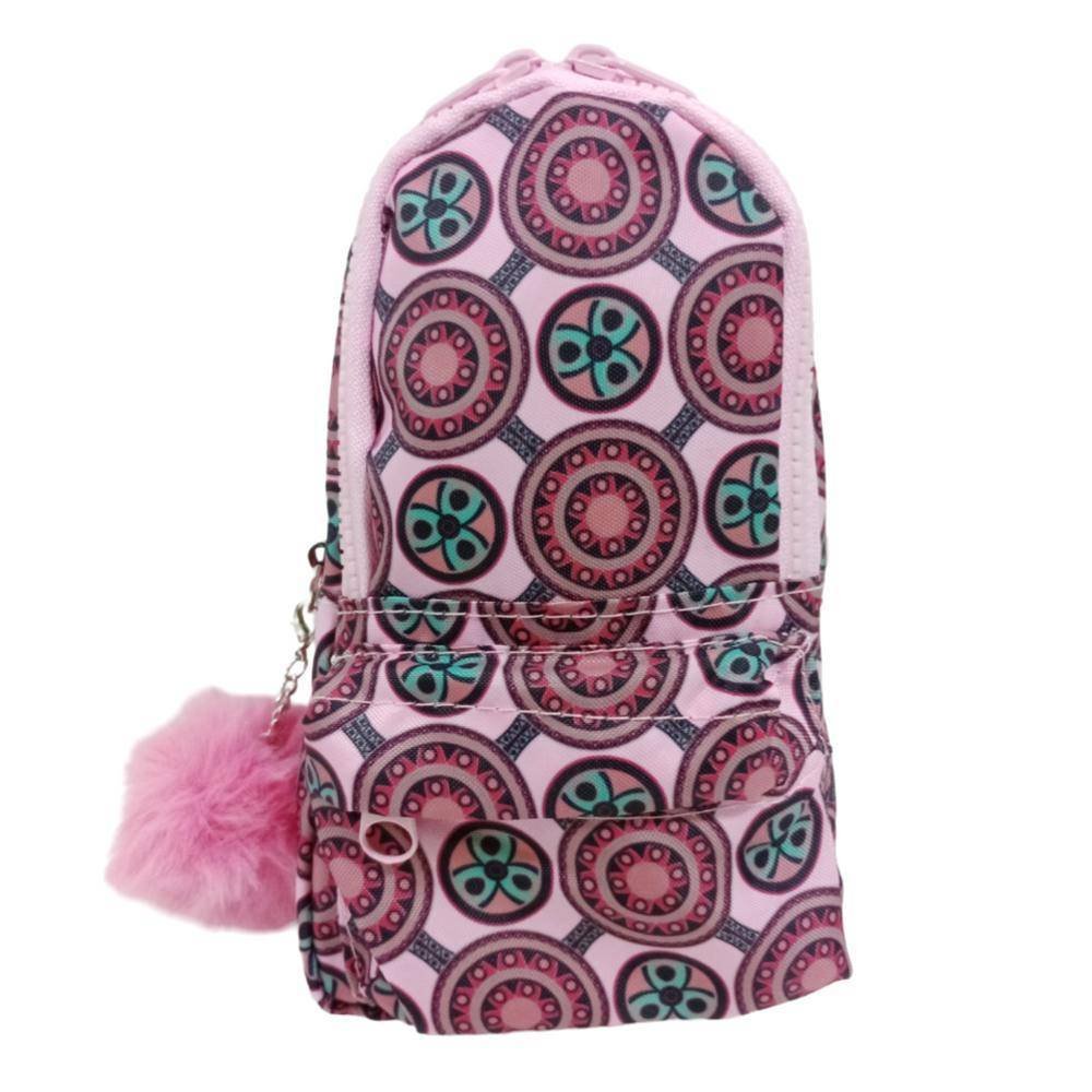 Estojo Escolar Daterra Mini Mochila Com Alca Ester Rosa
