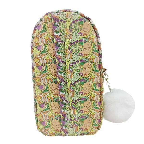 Estojo Escolar Daterra Mini Mochila Com Alca Ivone Verde - Imagem 2