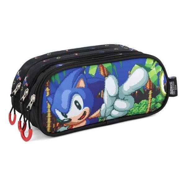 Kit Mochila De Rodinha Com Alca Sonic +Lancheira +Estojo - Imagem 9