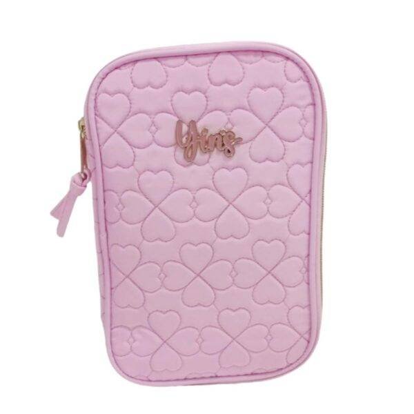 Kit Mochila De Rodinha E Alca +Lancheira +Estojo Box Rosa - Imagem 7