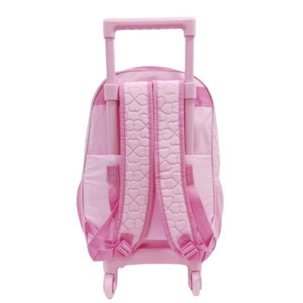 Kit Mochila De Rodinha E Alca +Lancheira +Estojo Box Rosa - Imagem 4