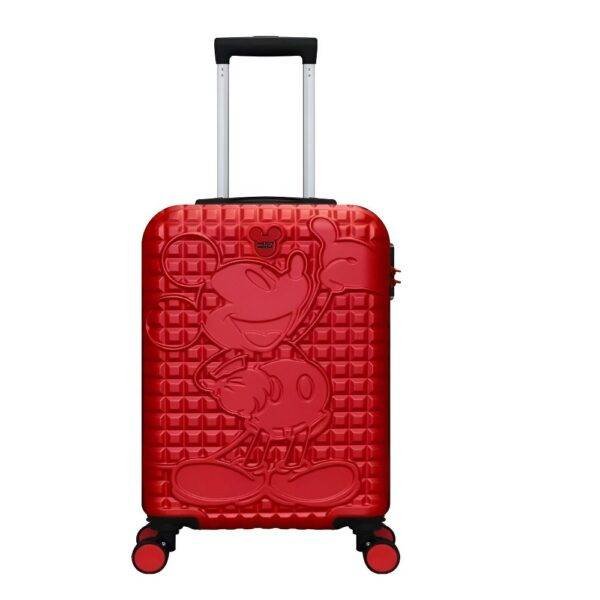 Mala De Viagem Bordo Disney Mickey 360 Tamanho P Vermelha