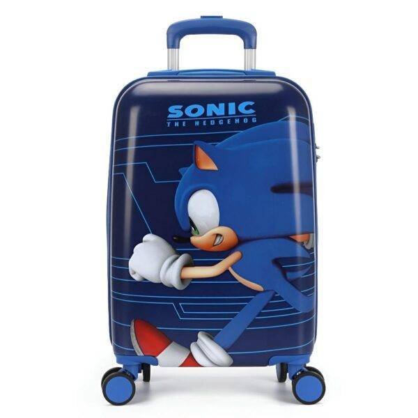 Mala De Viagem Bordo Infantil Giro 360 Sonic Tamanho P