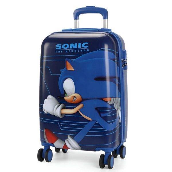 Mala De Viagem Bordo Infantil Giro 360 Sonic Tamanho P - Imagem 2