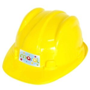 Capacete Infantil Construtor Amarelo Maral