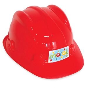 Capacete Infantil Construtor Vermelho Maral