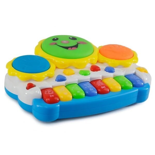 Piano Infantil Bateria e Teclado Musical Drum Keyboard - Imagem 2
