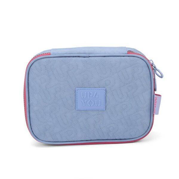 Estojo Escolar Box UP4YOU Matelasse Azul Claro Luxcel