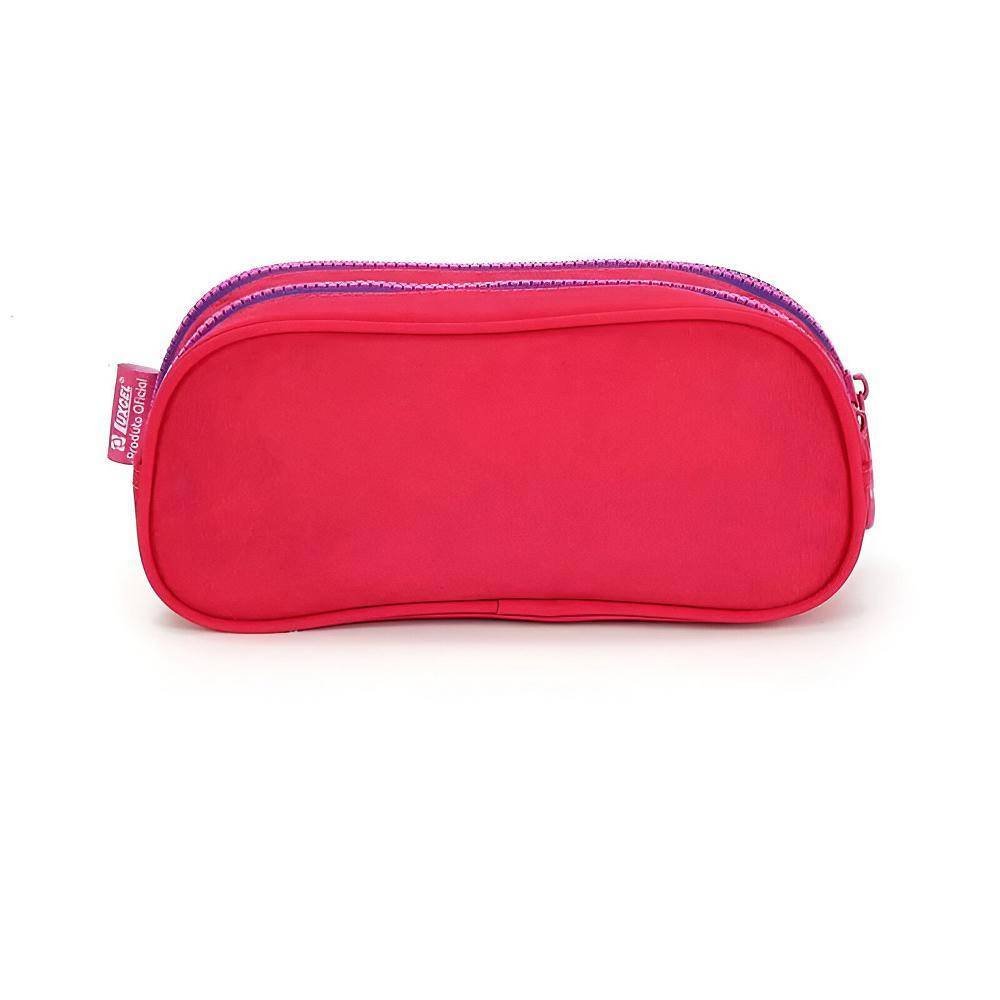 Estojo Escolar UP4YOU Duplo Rosa Pink Luxcel - Imagem 3