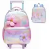 Kit Mochila de Rodinha Infantil Pack Me Daisy + Lancheira