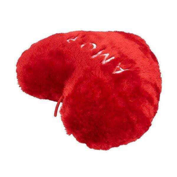 Almofada Coracao Amor Vermelho 30cm - Imagem 2
