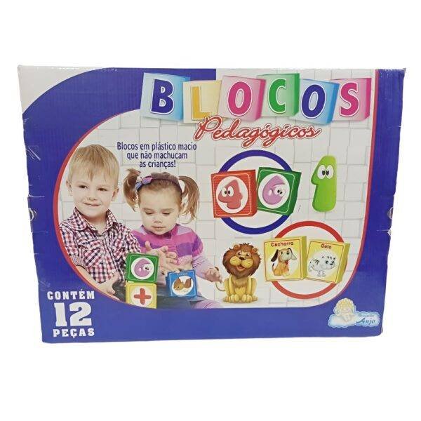 Blocos Pedagogicos Brincando Com Numeros Anjo Brinquedos 938 - Imagem 2