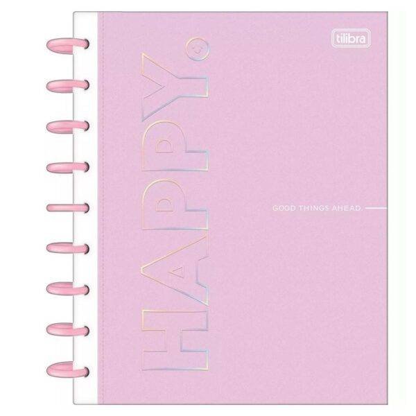 Caderno Colegial Tilidisco Tilibra Happy 10x1 160 Folhas