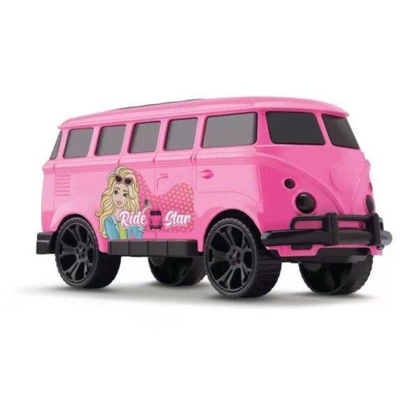Carrinho Kombi Infantil Ride Star Rosa Orange Toys