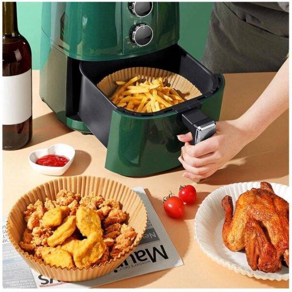 Forro De Papel Para Air Fryer Com 50 Unidades - Image 3