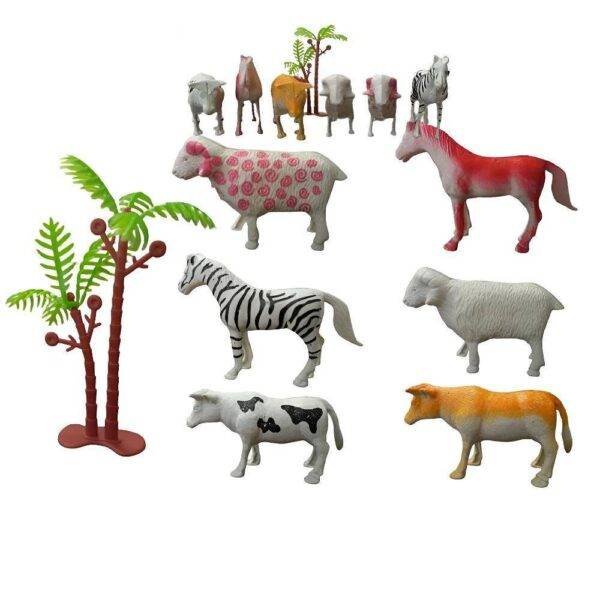 Kit Animais Da Fazenda 13 Pecas No Tubo Toys E Toys - Image 2