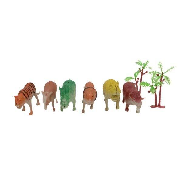 Kit Animais Selvagens 8 Pecas Toys E Toys 7107 - Imagem 2