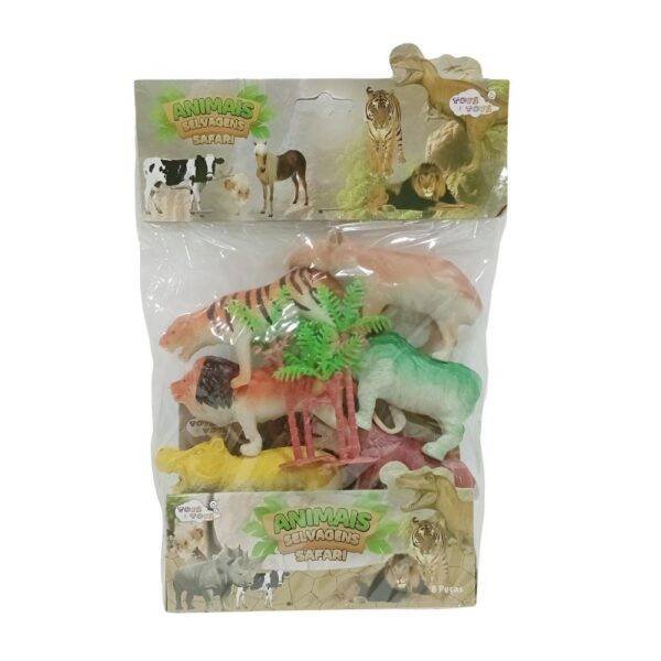 Kit Animais Selvagens 8 Pecas Toys E Toys 7107 - Imagem 4