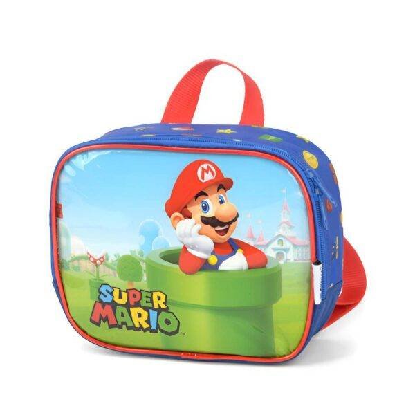 Kit Mochila De Costas Super Mario Cano + Lancheira Luxcel - Image 4