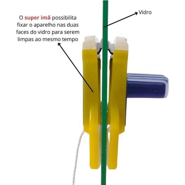 Limpa Vidro Duplo Magnetico Janela Aquario Super Ima - Image 4