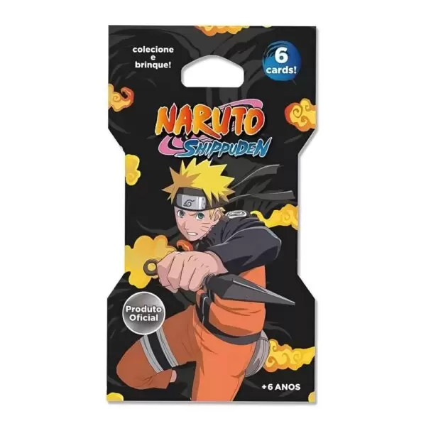 Jogo de Cartas Naruto Shippuden 6 Cards Colecionaveis Elka - Imagem 3