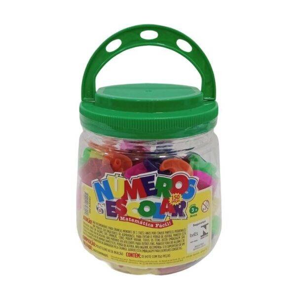 Pote Numeros Escolares Colorido 150 Pecas Pica Pau - Imagem 4