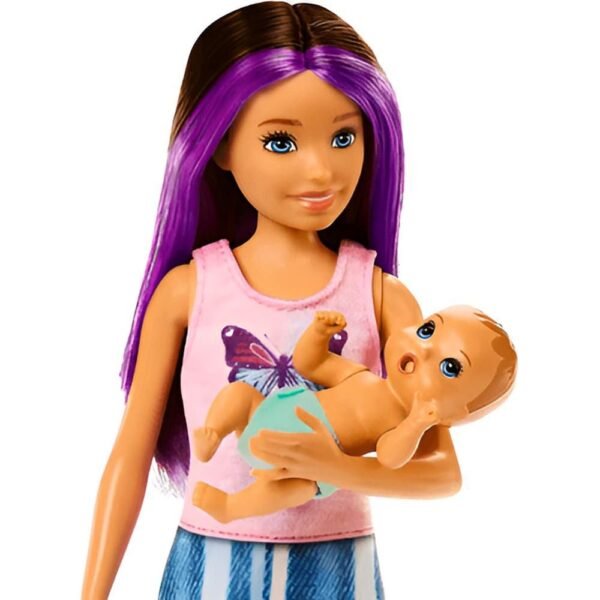 Barbie Family Skipper Conjunto Hora De Dormir HJY33 Mattel - Imagem 4