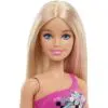 Boneca Barbie Fashion Praiana Loira Maio Rosa Mattel - Imagem 3